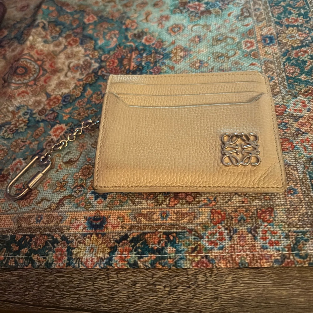Loewe Anagram Leather Card Case